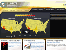 Tablet Screenshot of climatecommunication.org